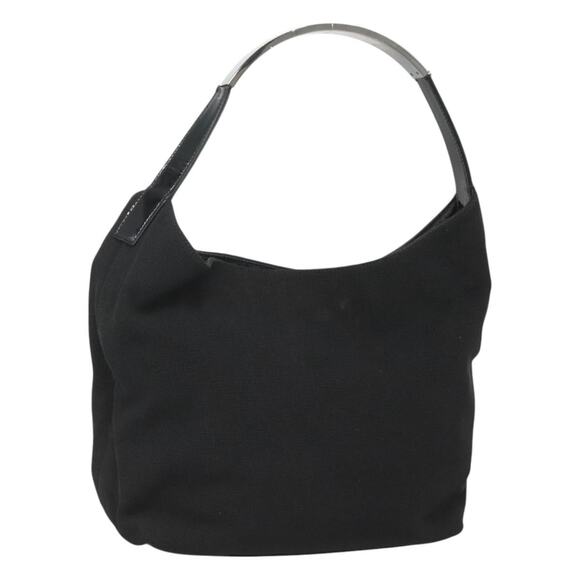 GUCCI Shoulder Bag Nylon Metal Black Silver 001 001 - Picture 1 of 12